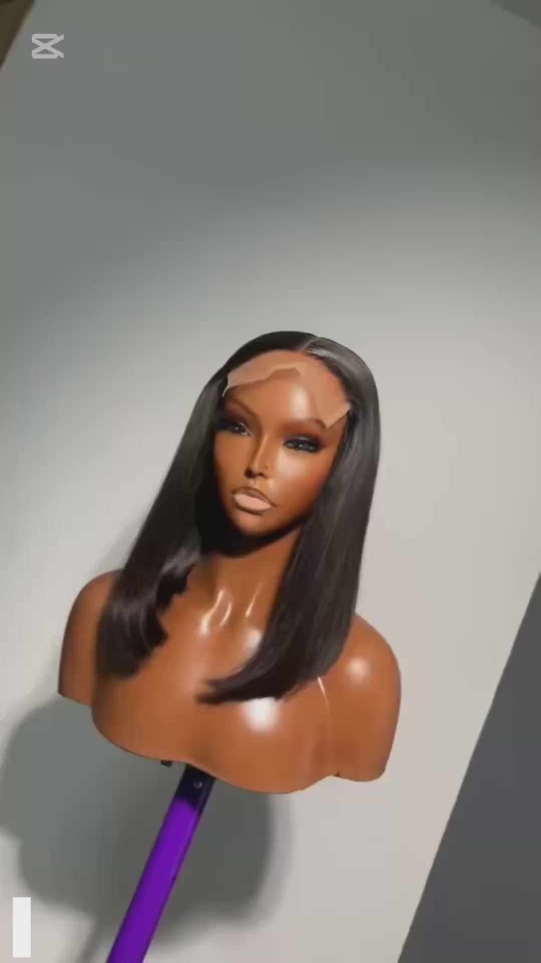 12” Classic Bob Wig – 5x5 Closure Human Hair (Glueless)