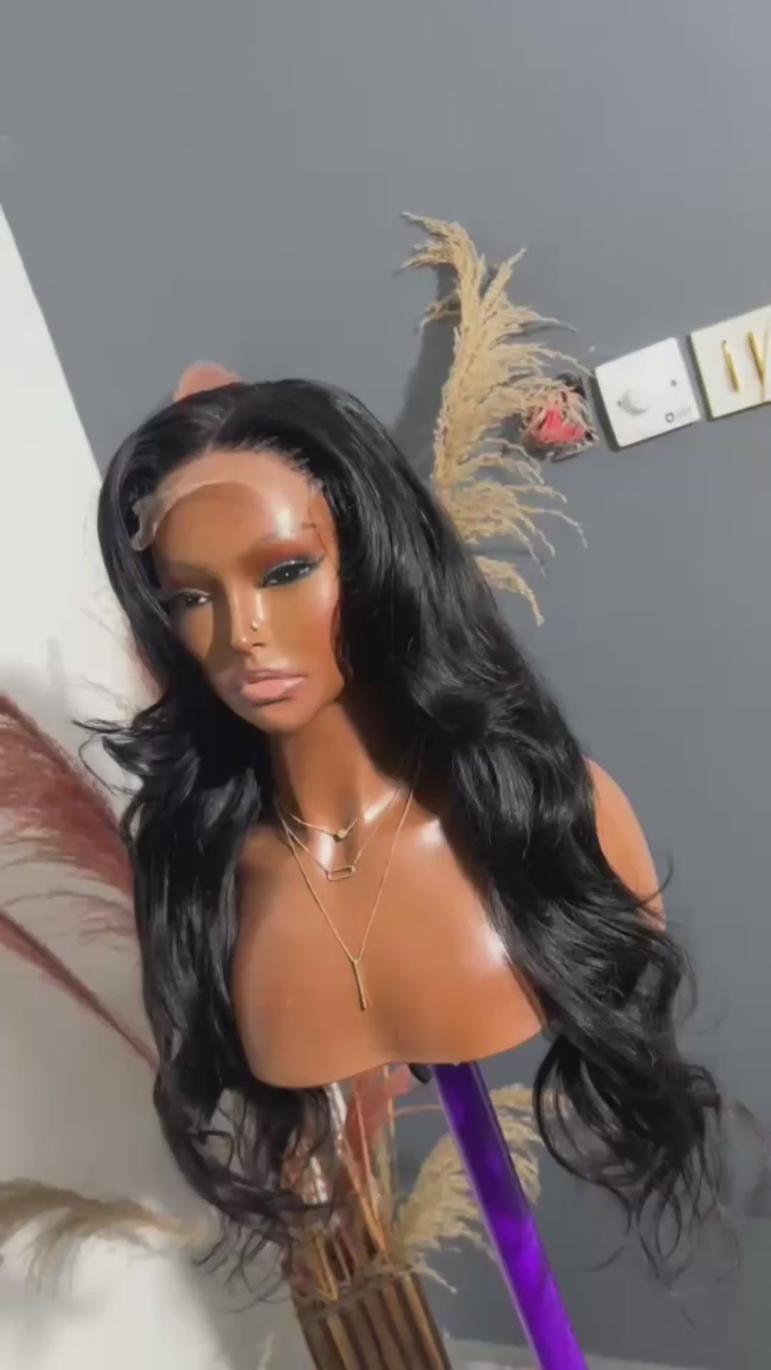 26” Body Wave Human Hair Wig – 5x5 Transparent Lace (Glueless)